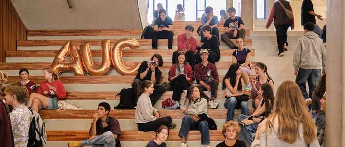Students during Introduction Week